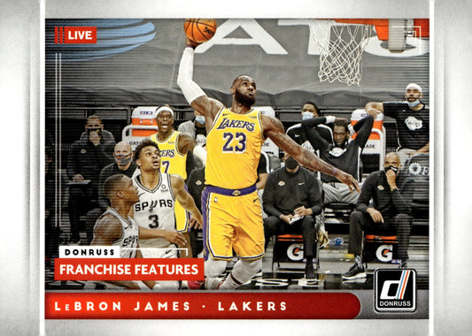 LeBron James 2021 - 22 Panini Donruss Franchise Features #20 - Collector Store LLC