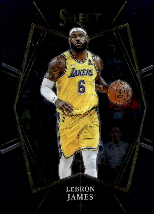 LeBron James 2021 - 22 Panini Select Blue #195 - Collector Store LLC