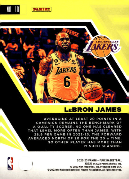 LeBron James 2022 - 23 Panini Flux #101 - Collector Store LLC