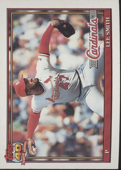 Lee Smith 1991 Topps 40 Years #660 - Collector Store LLC