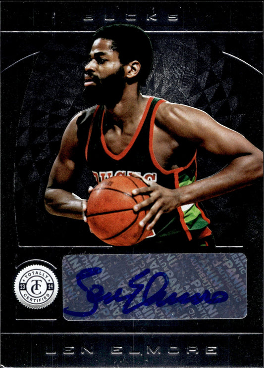 Len Elmore 2013 - 14 Panini Totally Certified Auto #175 - Collector Store LLC