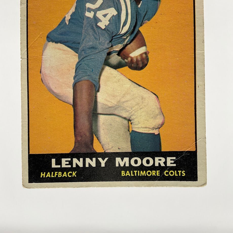 Lenny Moore 1961 Topps #2 Baltimore Colts GD - Collector Store LLC