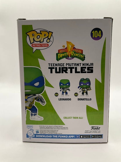 Leonardo Funko Pop! Power Rangers x TMNT #104 2022 Summer Convention - Collector Store LLC