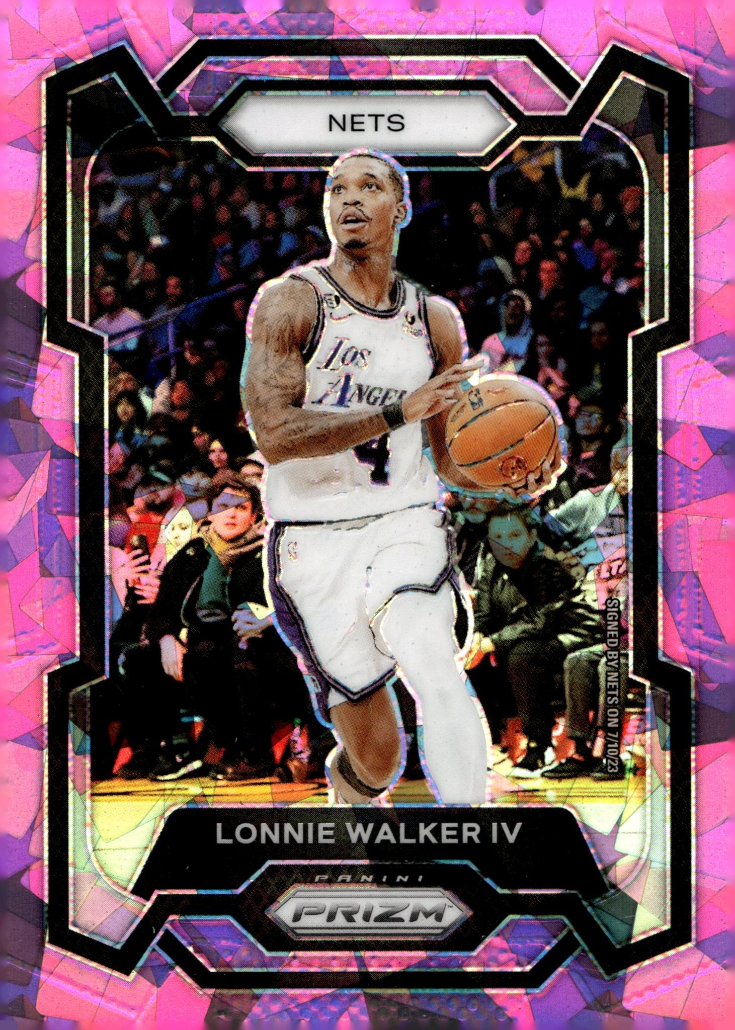 Lonnie Walker IV 2023 - 24 Panini Prizm Pink Ice Prizm #231 - Collector Store LLC