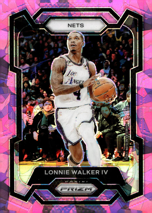 Lonnie Walker IV 2023 - 24 Panini Prizm Pink Ice Prizm #231 - Collector Store LLC