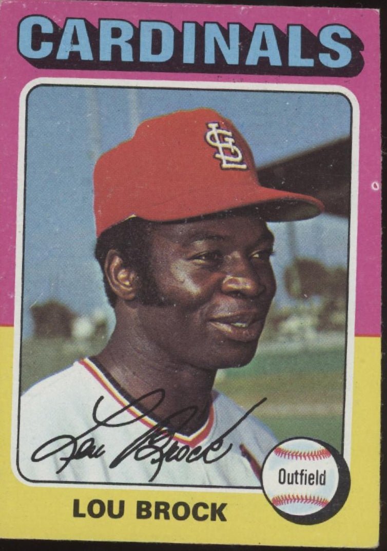 Lou Brock 1975 Topps #540 St. Louis Cardinals VG - EX - Collector Store LLC