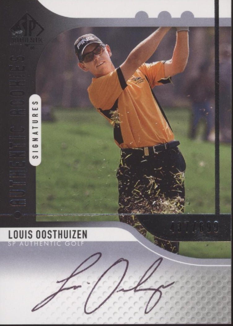 Louis Oosthuizen 2012 Upper Deck SP Authentic RC Auto 437/699 #110 #3 - Collector Store LLC