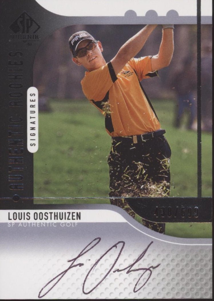 Louis Oosthuizen 2012 Upper Deck SP Authentic RC Auto 438/699 #110 #4 - Collector Store LLC