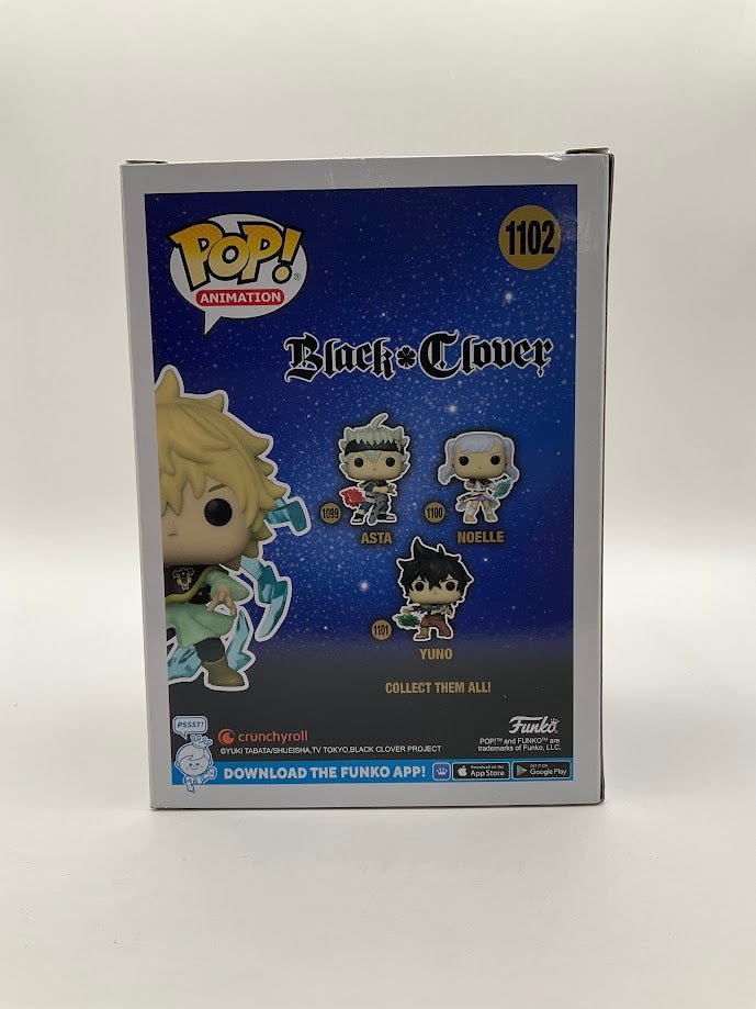 Luck Voltia Funko Pop! Black Clover #1102 AAA Anime Exclusive - Collector Store LLC