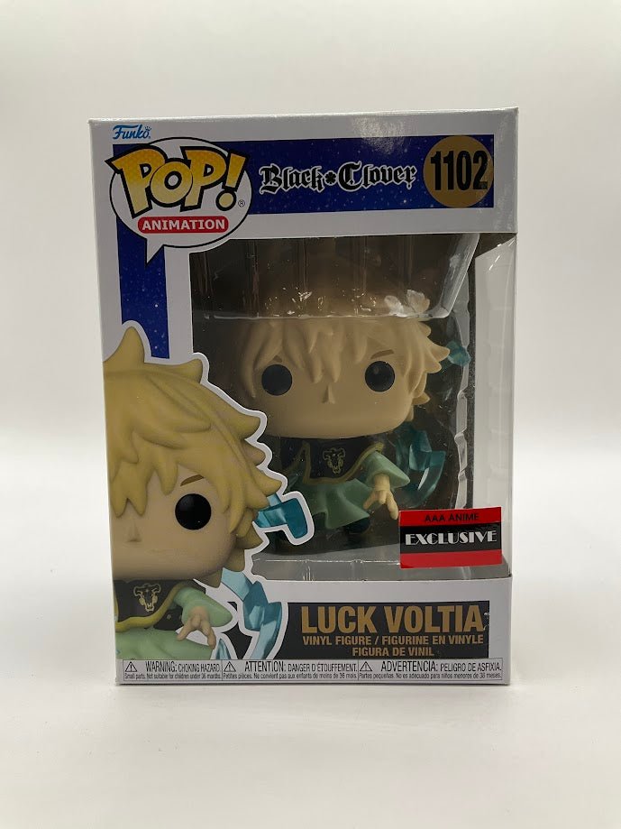 Luck Voltia Funko Pop! Black Clover #1102 AAA Anime Exclusive - Collector Store LLC