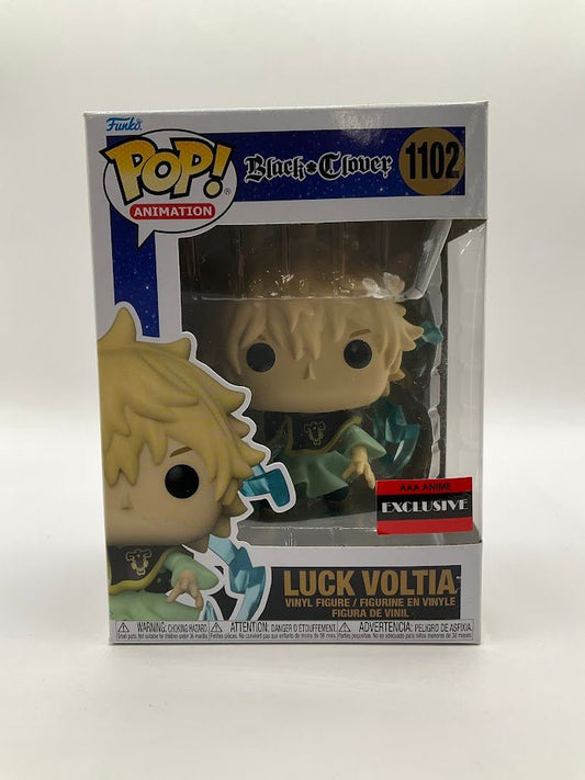 Luck Voltia Funko Pop! Black Clover #1102 AAA Anime Exclusive - Collector Store LLC