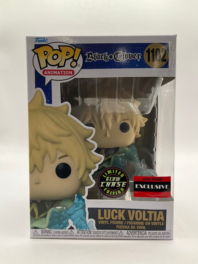 Luck Voltia Funko Pop! Black Clover #1102 GITD Chase AAA Anime Exclusive - Collector Store LLC