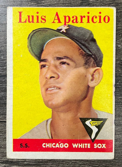 Luis Aparicio 1958 Topps #85 Chicago White Sox GD - Collector Store LLC