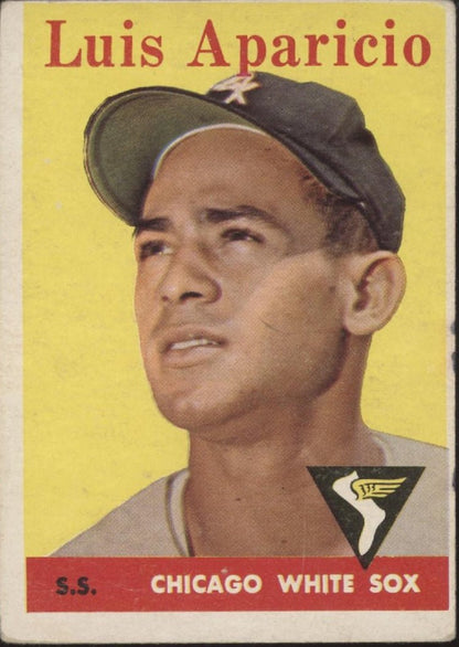 Luis Aparicio 1958 Topps #85 Chicago White Sox GD - Collector Store LLC