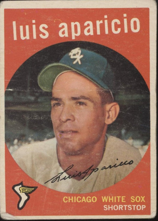 Luis Aparicio 1959 Topps #310 Chicago White Sox GD - Collector Store LLC