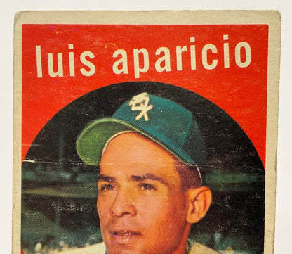 Luis Aparicio 1959 Topps #310 Chicago White Sox GD - Collector Store LLC