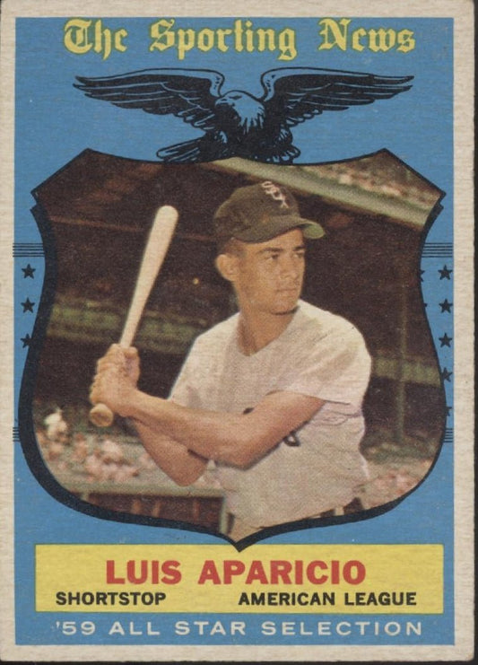 Luis Aparicio 1959 Topps Sporting News 560 Chicago White Sox VG - Collector Store LLC
