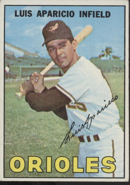 Luis Aparicio 1967 Topps #60 Baltimore Orioles GD - Collector Store LLC
