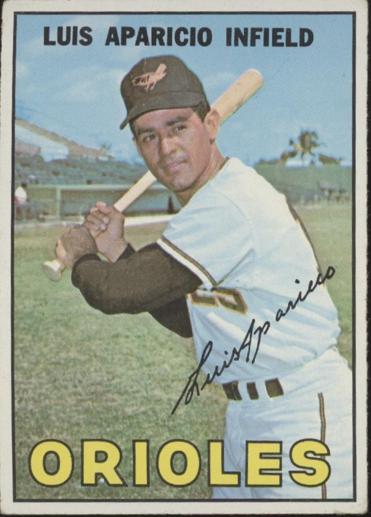 Luis Aparicio 1967 Topps #60 Baltimore Orioles VG - Collector Store LLC