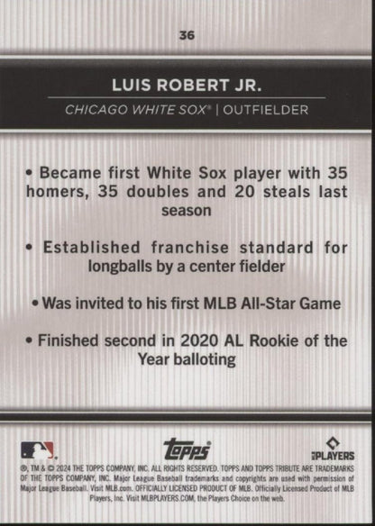 Luis Robert Jr. 2024 Topps Tribute #36 - Collector Store LLC