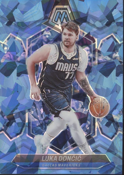 Luka Doncic 2023 - 24 Panini Mosaic Blue Ice Prizm 084/125 #31 - Collector Store LLC