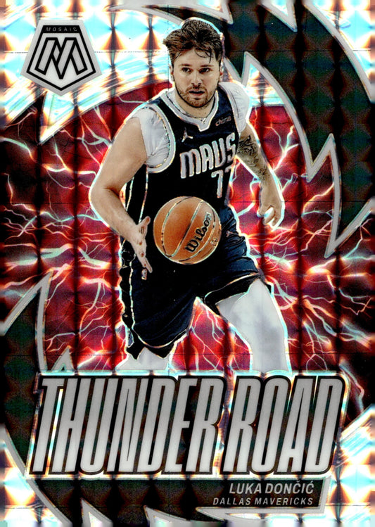 Luka Doncic 2023 - 24 Panini Mosaic Thunder Road Prizm #20 - Collector Store LLC