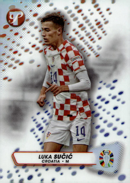 Luka Sucic 2022 - 23 Topps Pristine Road to UEFA Euro Refractor #19 - Collector Store LLC