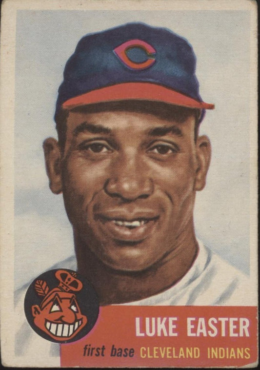 Luke Easter 1953 Topps 2 Cleveland Indians VG - Collector Store LLC