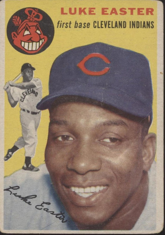 Luke Easter 1954 Topps #23 Cleveland Indians GD - Collector Store LLC