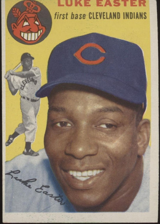Luke Easter 1954 Topps 23 Cleveland Indians VG - EX 3 - Collector Store LLC