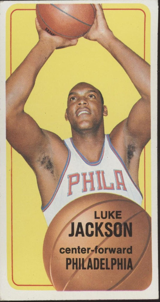 Luke Jackson 1970 - 71 Topps RC #33 Philadelphia 76ers EX - Collector Store LLC