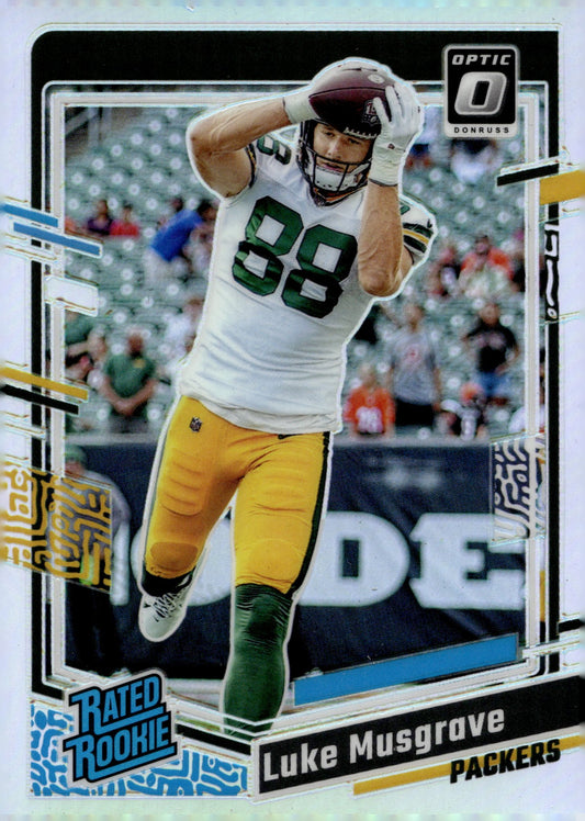 Luke Musgrave 2023 Panini Donruss Optic Rated Rookie Prizm RC #241 - Collector Store LLC