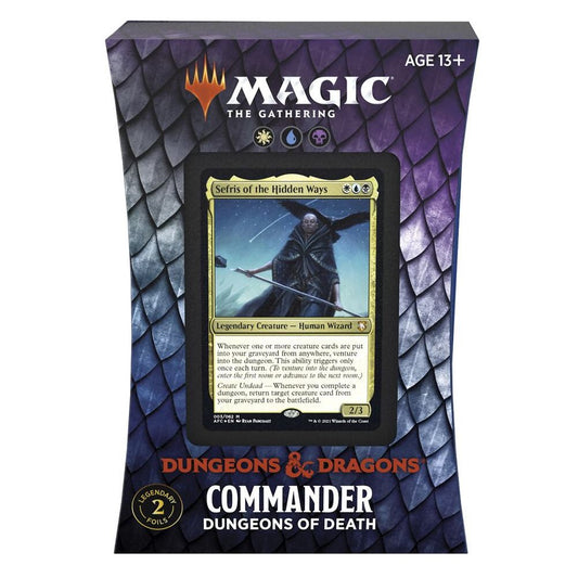 Magic the Gathering: Adventures in the Forgotten Realms Commander Deck - Dungeons of Death - Collector Store LLC