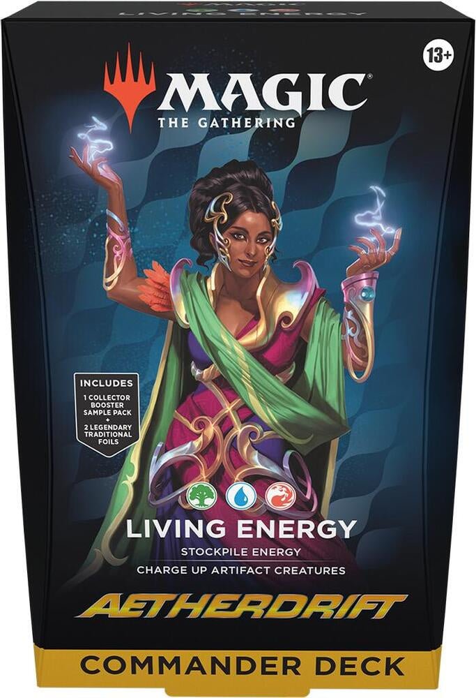 Magic the Gathering: Aetherdrift Commander Deck (Living Energy) - Collector Store LLC