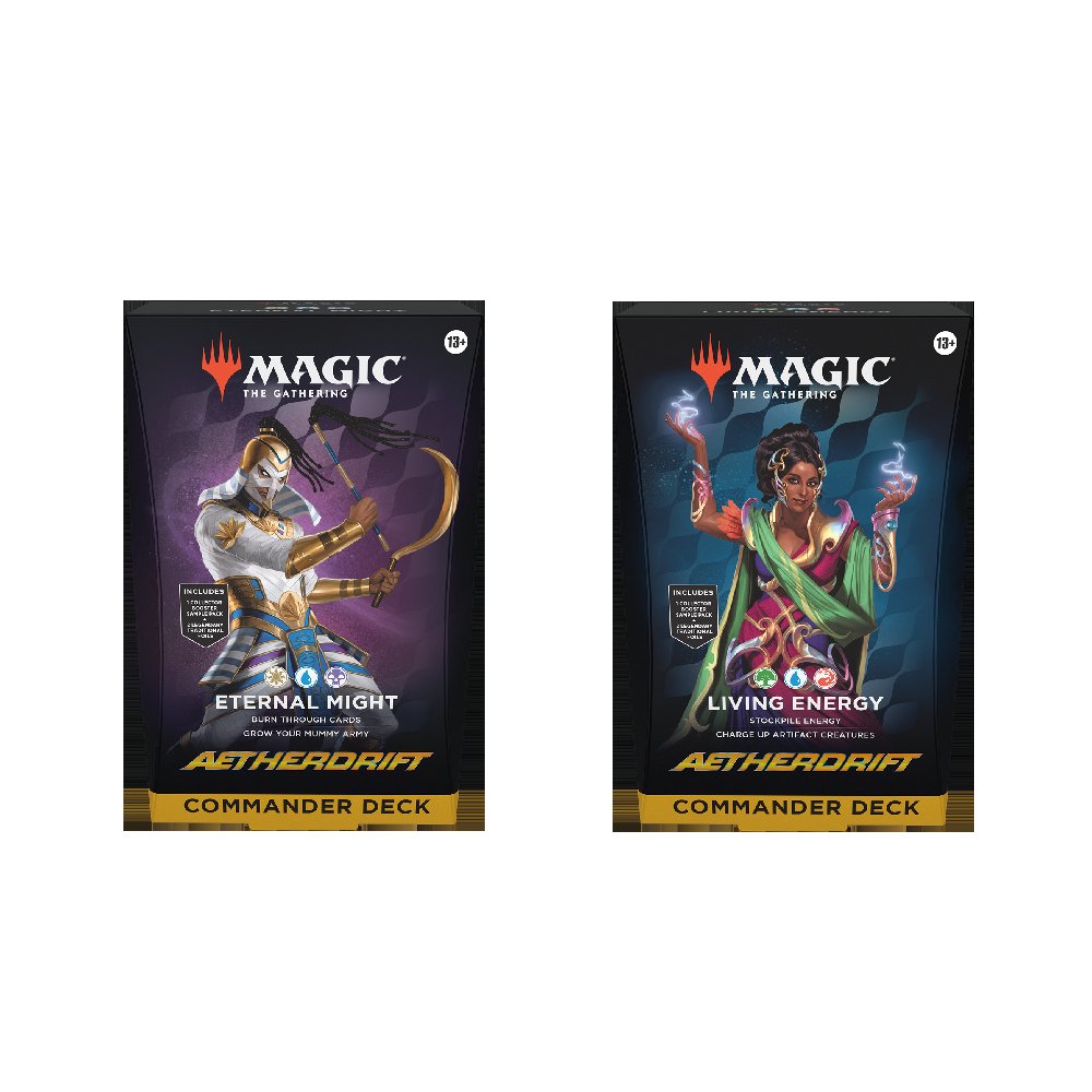 Magic the Gathering: Aetherdrift Commander Deck Set (Set of 2) *Expected Release Date 02 - 14 - 2025* - Collector Store LLC