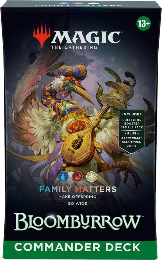 Magic the Gathering: Bloomburrow Commander Deck - Family Matters - Collector Store LLC