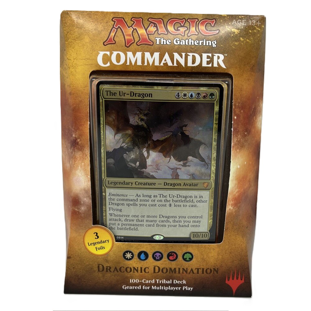 Magic the Gathering: Commander 2017 Commander Deck - Draconic Domination - Collector Store LLC