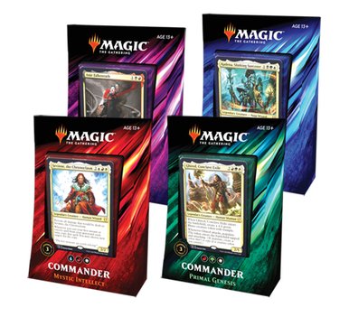 Magic the Gathering: Commander 2019 Deck Set (Set of 4) - Collector Store LLC