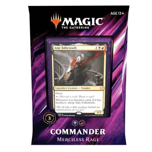 Magic the Gathering: Commander 2019 Merciless Rage Commander Deck - Collector Store LLC