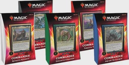 Magic the Gathering: Commander 2020 Ikoria Commander Deck Set (Set of 5) - Collector Store LLC