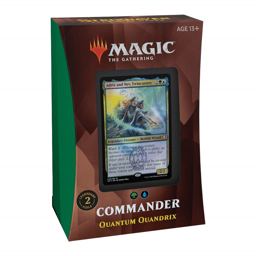 Magic the Gathering: Commander 2021 Quantum Quandrix Commander Deck - Collector Store LLC