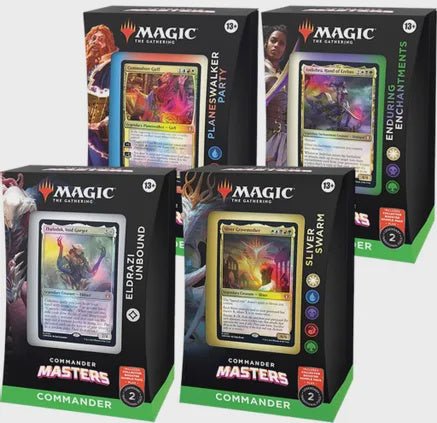 Magic the Gathering: Commander Masters Commander Deck Display [Set of 4] - Collector Store LLC