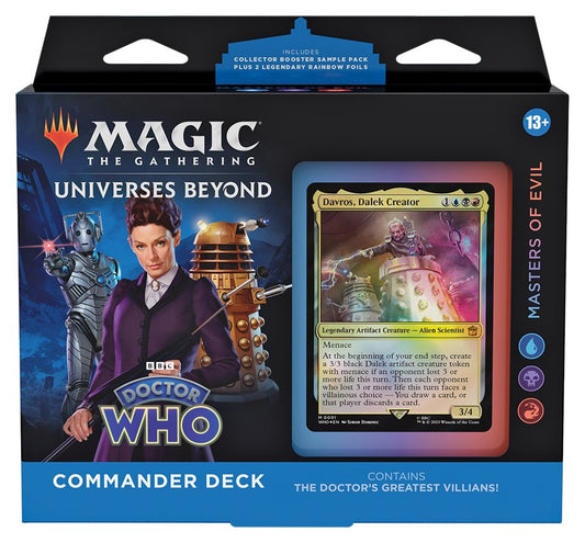 Magic the Gathering: Doctor Who Commander Deck Masters of Evil - Collector Store LLC