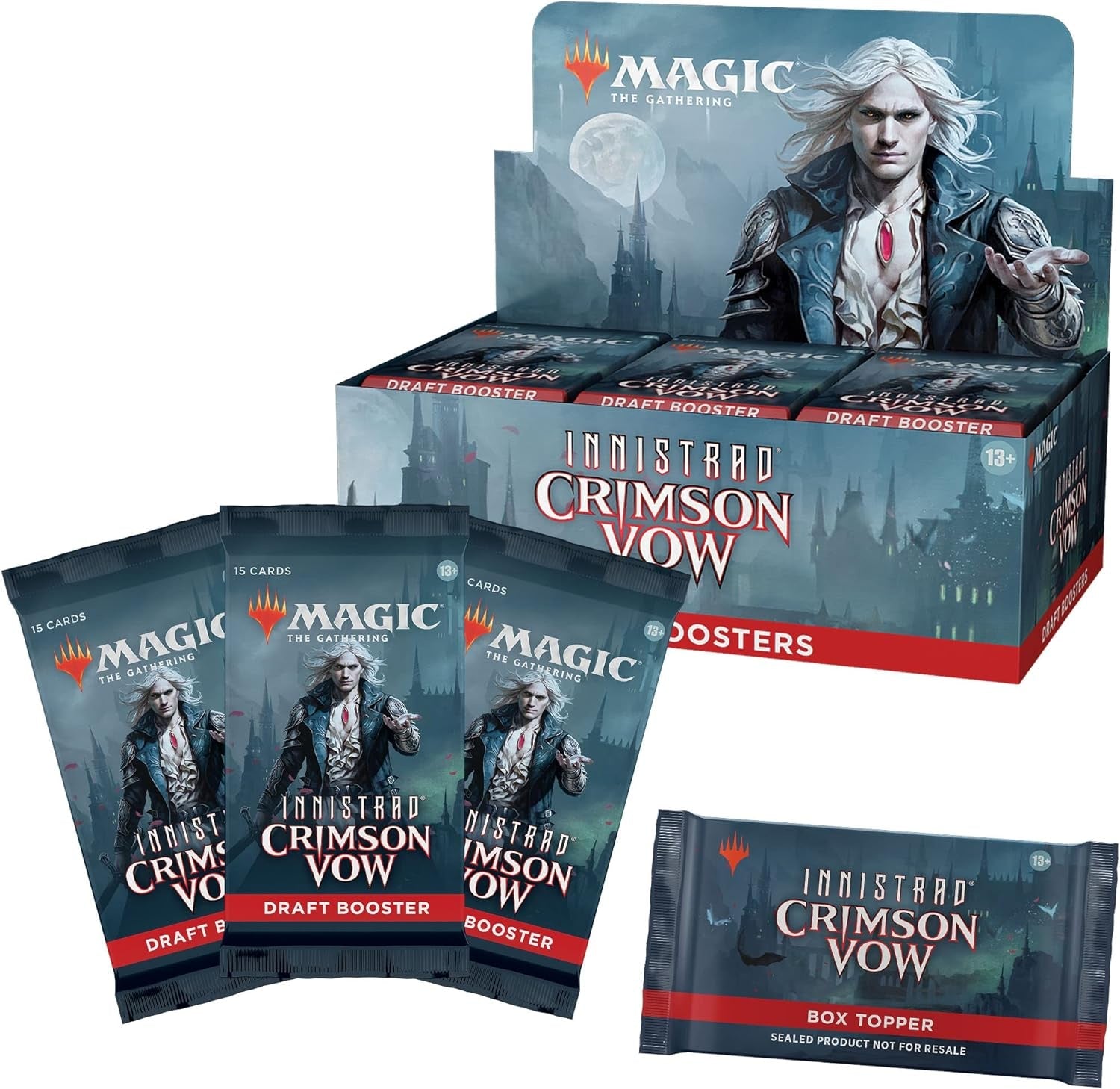 Magic the Gathering: Innistrad: Crimson Vow Draft Booster Box - Collector Store LLC