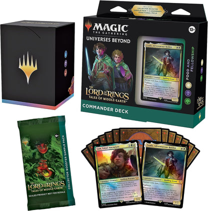 Magic the Gathering: Lord of the Rings: Tales of Middle - earth Commander Deck Food & Fellowship - Collector Store LLC