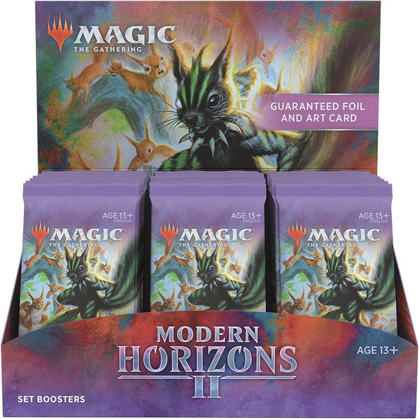 mtg modern horizons 2 collector booster box Magic the Gathering: Set out wild cards that Options:PLAYMAT N Is there a comprehensive Approved