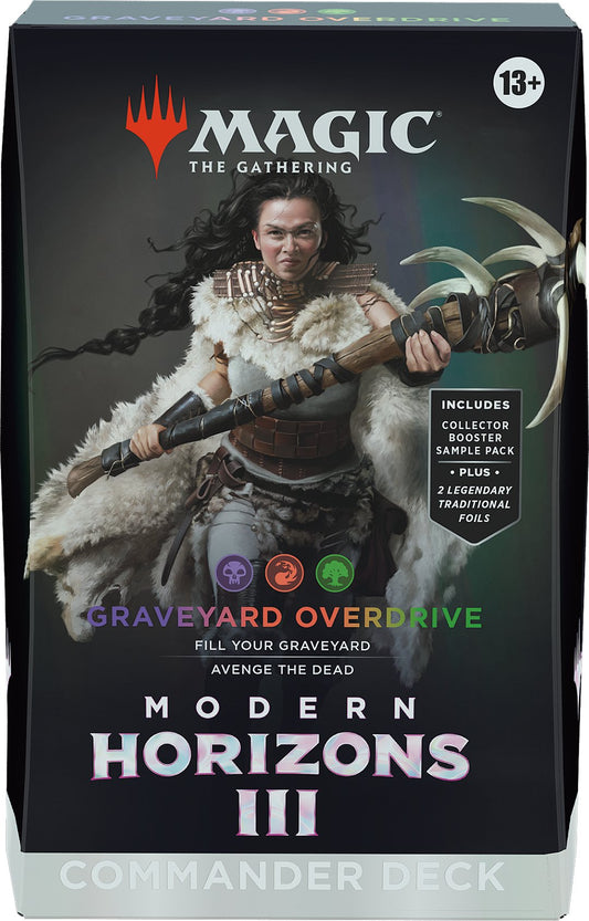 Magic the Gathering: Modern Horizons 3 Graveyard Overdrive Commander Deck - Collector Store LLC