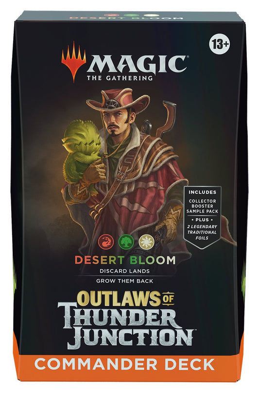 Magic the Gathering: Outlaws of Thunder Junction Commander (Desert Bloom) - Collector Store LLC