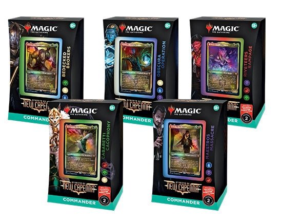 Magic the Gathering: Streets of New Capenna Commander Decks (Set of 5) - Collector Store LLC