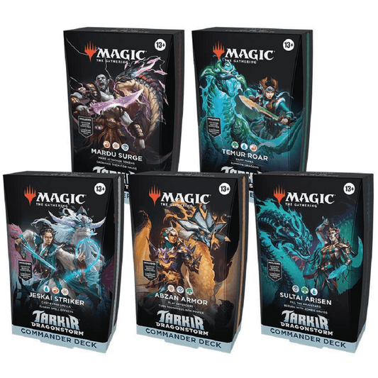 Magic the Gathering: Tarkir Dragonstorm Commander Deck Set (Set - of - 5) *Expected Release Date 4 - 4 - 2025* - Collector Store LLC